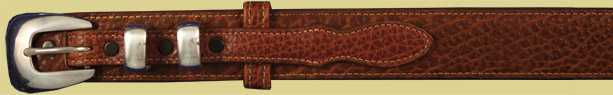 Ranger style Bison belt by Seidel's Saddlery