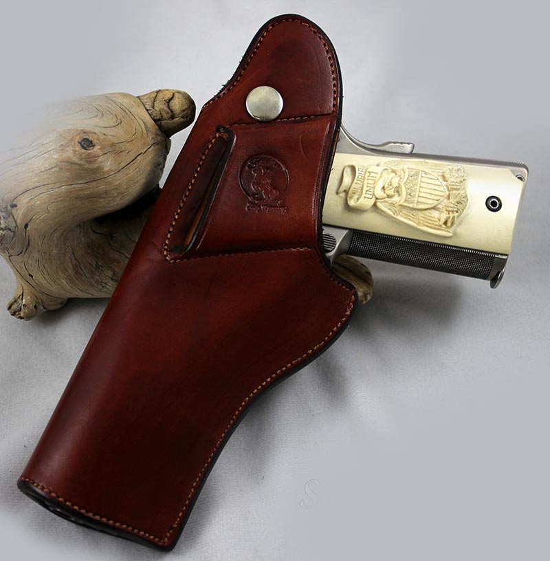 1911 Tooled Crossdraw Holster - Image 6