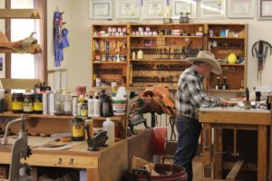 Keith in Saddle Shop